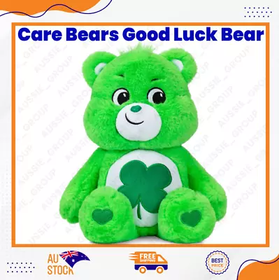 Care Bears Good Luck Bear Stuffed Animal 14 Inches  Green • $55.55