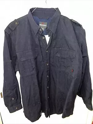 Vintage Woolrich Mackinaw Shirt Jacket Elite Series.  Navy  Has Been Stored. • $12