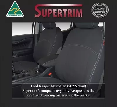 FORD Ranger Next-Gen (2022-Now) Neoprene Seat Covers FRONT(Half-back) • $279