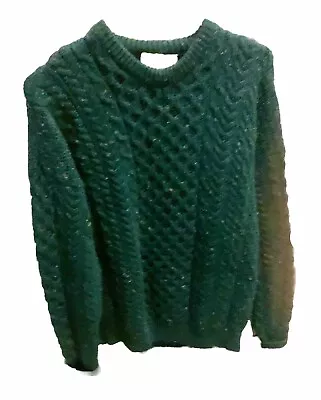 BLARNEY WOOLEN MILLS Irish Unisex Wool Sweater Large • $49.95
