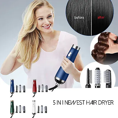 Hair Dryer Brush Blow Dryer Brush 5 In 1 Newest Hair Dryer And Volumizer Set ⭐ • $31.23