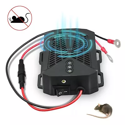 For Car Vehicle Ultrasonic Mouse Rodent Animal Pest-Repeller 12V Deterrent Wire • $13.39