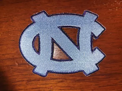 North Carolina Tar Heels Iron On Embroidered Patch 3  X 2.5  Blue • $4.25