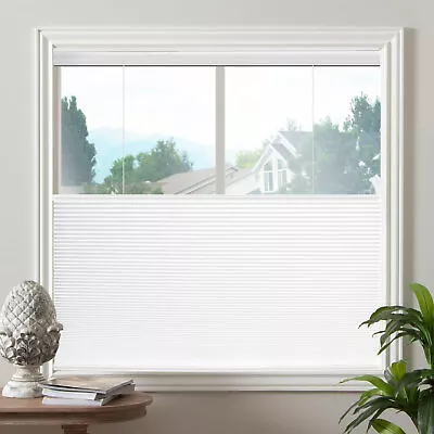 Cordless Fabric Cordless Top Down & Bottom Up Shades Window Blinds • $24.96