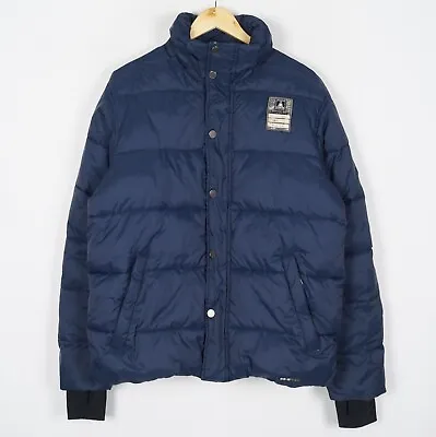 GAASTRA PR-G Light Men Jacket Size L Blue Full Zip Insulated Hidden Hood S11293 • $56.79