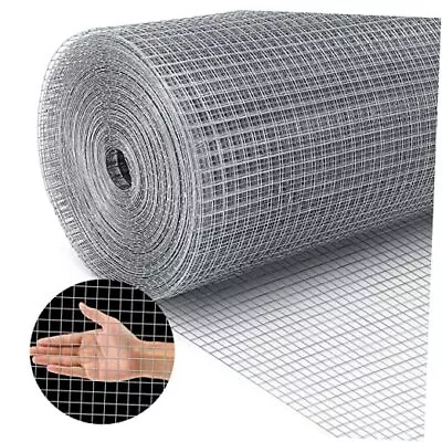  19 Gauge Hardware Cloth 1/2 Inch Chicken Wire Fence 1/2inch 16inch×25ft • $42.07