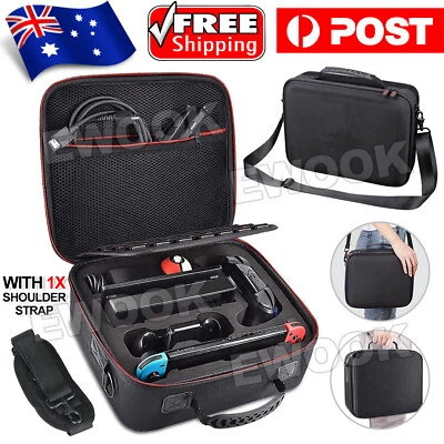 $26.95 • Buy For Nintendo Switch Carrying Bag Travel Deluxe System Storage Hard Case Cover AU