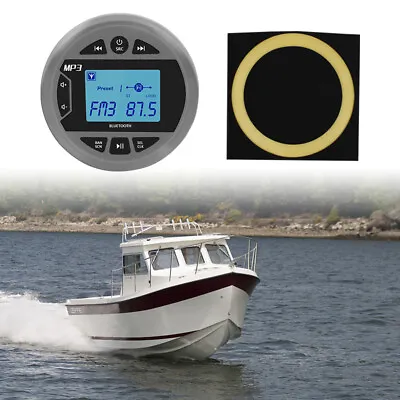 $60.59 • Buy Herdio4   Marine Stereo Bluetooth USB Digital Radio Receiver For Boat ATV RZR US