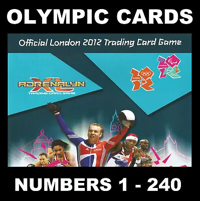 Panini Adrenalyn Olympics London 2012 Incl Super Foil & Base Cards • £1.95