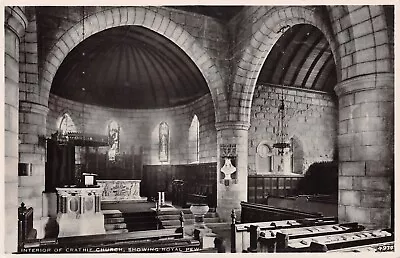 Crathie Church - Royal Pew ~ An Old Real Photo Postcard #2312112 • £2.60