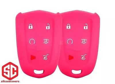 2x New KeyFob Remote Fobik Silicone Cover Fit / For Select GM CADILLAC Vehicles • $12.95
