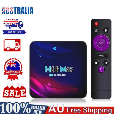 H96 Max V11 Android 11.0 Smart TV Box UHD 4K Media Player 16GB/32GB/64GB F7R4 • $15.88