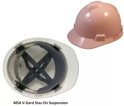 MSA V-Gard Cap Style Hard Hat - Light Pink • $22.50