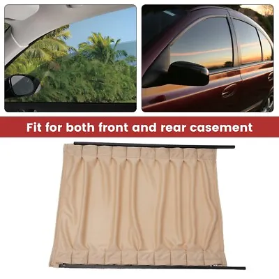 2Pcs Universal Car Van SUV VIP Casement Curtain Anti-UV-Sunshade Visor 50*39cm • $24.36
