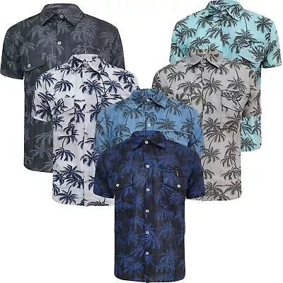 Mens Fashion Hawaiian Floral Shirt Short Sleeved Casual Summer Beach Top S-XXL • £9.99