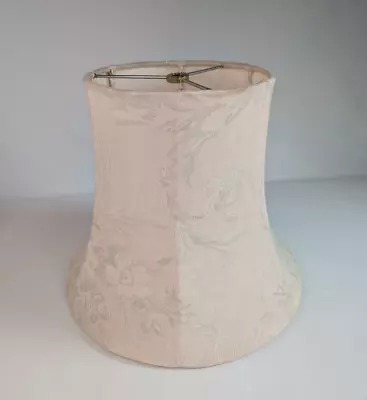 Rachel Ashwell Shabby Chic Linen Toile Fabric Lamp Shade Floral Handmade • $69.95