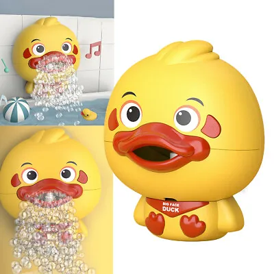 £9.99 • Buy Bubble Duck Bath Toys Electronic Bubble Maker Pool Bathtub Soap Machine Kids Toy