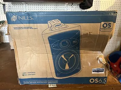 New NILES OS 6.5 BLACK INDOOR OUTDOOR SPEAKERS High End Great Sound 250 Watts • $299