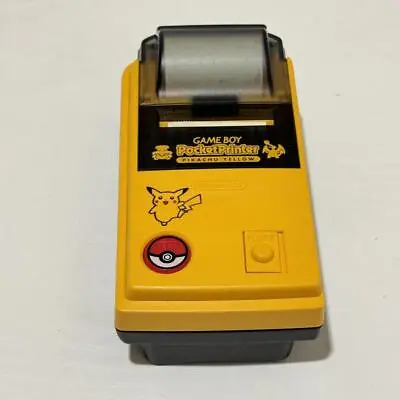 Game Boy Pocket Printer Pikachu GBP GB Yellow Color Japan Rare • £187.18