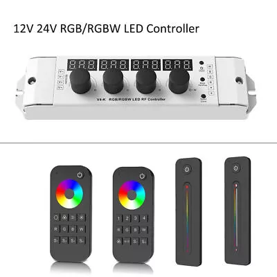 2.4G Knob RF Wireless Remote Dimmer Controller For RGB RGBW Cob LED Strip Light • $13.50