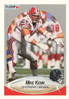 Mike Kenn 1990 Fleer #380 Atlanta Falcons • $1.75
