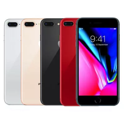 $129.99 • Buy VERY GOOD Apple IPhone 8 | 8+ Plus 64GB 128GB 256GB Unlocked (CDMA+GSM) Grade B+