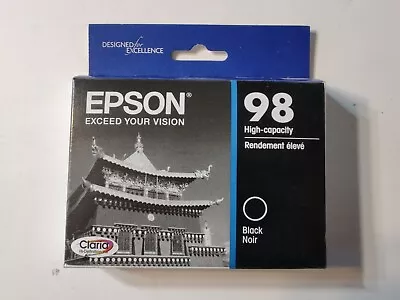 Genuine Epson 98 T098120 High Capacity Black Ink For Artisan NEW • $15