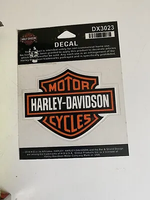 $4.99 • Buy Harley Davidson Motorcycle Emblem Logo Shield Sticker Helmet  Decal DX3023 2014