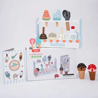 New Simulation Cone Ice Cream Ice Cream Meal Kitchen Toy Set • £66.79