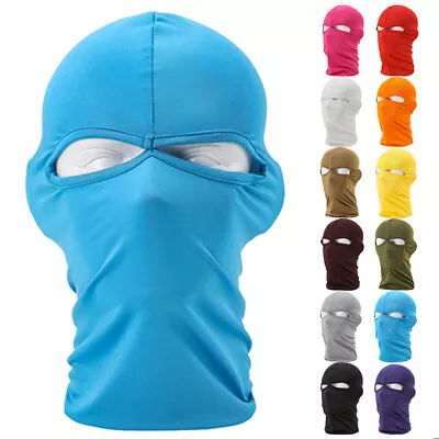$5.99 • Buy Two Hole Balaclava Hood  Sports Full Face Mask Helmet Liner Bandana Headwear US