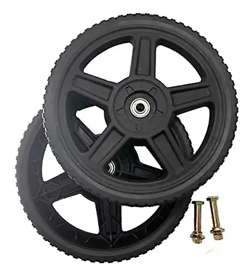 Universal Push Mower Wheel Kit 10x2 2 Pieces 10  Rear Wheels • $27.99