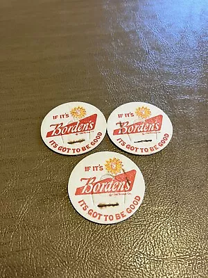 Lot Of 3 Borden’s Milk Bottle Caps  • $2