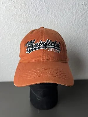Muirfield Village Golf Club Orange Fitted Hat Cap L/XL • $14.99