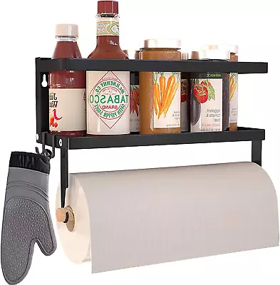 Magnetic Paper Towel Holder For Refrigerator Magnetic Spice RackMagnetic Shelf • $22.69