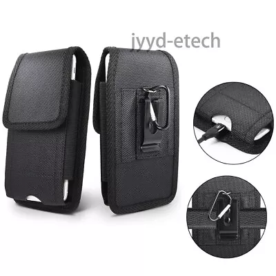 $12.99 • Buy Phone Belt Pouch Case Vertical Holster Clip Universal Flip Holder For Cell Phone