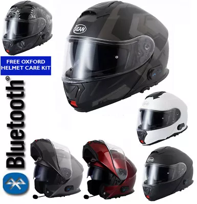 Vcan Blinc V272 Bluetooth Flip Front Motorcycle Motorbike Helmet Mp3 Sat Nav  • $261.46