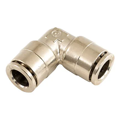 Lifeline 90 Degree Elbow 8mm-8mm Push-in Tube Fitting – For Fire Extinguisher • £19.63