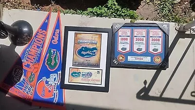 Florida Gators Lot National Championship 1996 200620072008 Banner Collection • $200