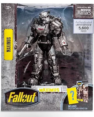 Fallout 4 TV Maximus Power Armor McFarlane Toys Figure Movie Maniacs LIMITED • $82.99