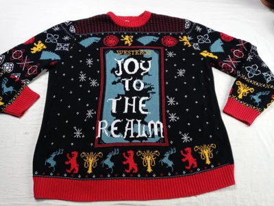 $14.99 • Buy Game Of Thrones Ugly Knit Christmas Sweater Size  Xl Mens Long Sleeve Rare