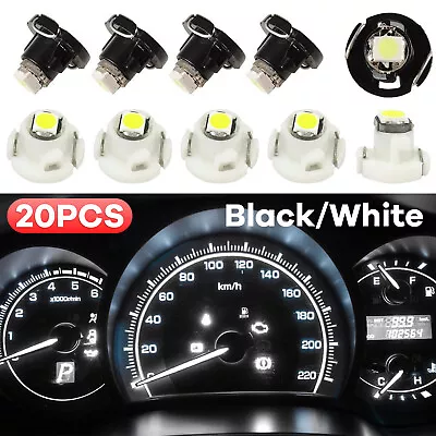 20X White T4/T4.2 Neo Wedge LED Instrument Cluster Dash A/C Climate Light Bulbs • $9.28