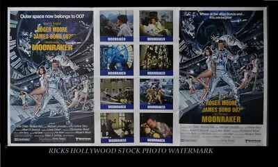 Original 1979 MOONRAKER One Stop Subway Poster International Advance 41x77  • $129.99