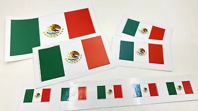 MEXICO FLAG MEXICAN Vinyl DECAL STICKER Lot Of 9!!! MADE USA CAR TRUCK WINDOW!! • $5.99