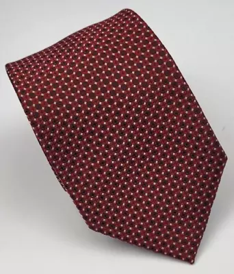 Axist Polyester Tie Red Blue Gray Geometric Men Necktie Skinny 59 X 3 • $9.74