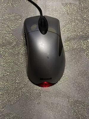 Microsoft Intellimouse Explorer 3.0 5-Button USB Optical Mouse Silver [Tested] • $24.99