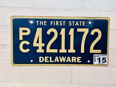 2015 DELAWARE License Plate - PC421172 • $11.99
