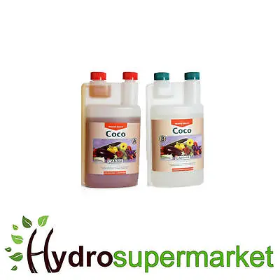 Canna Coco A + B Veg And Flower 1l  Nutrient For Hydroponic Coir Growing • £18.95