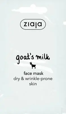 Ziaja Goat Milk Mask Dry Wrinkle Prone Skin 7ml • £2.69