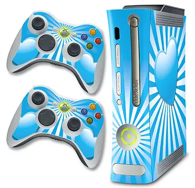 Skin Decal Wrap For Xbox 360 Original Gaming Console & Controller Xbox360 HEART • $8.95