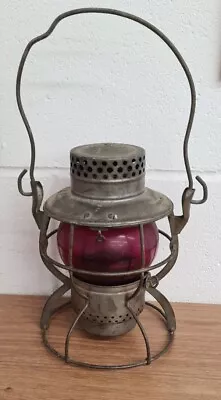 Antique New York N.Y.C.S No.999 Kerosene Railroad Lantern • £70